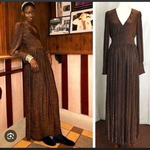 Boden Shimmering Smocked Party Dress